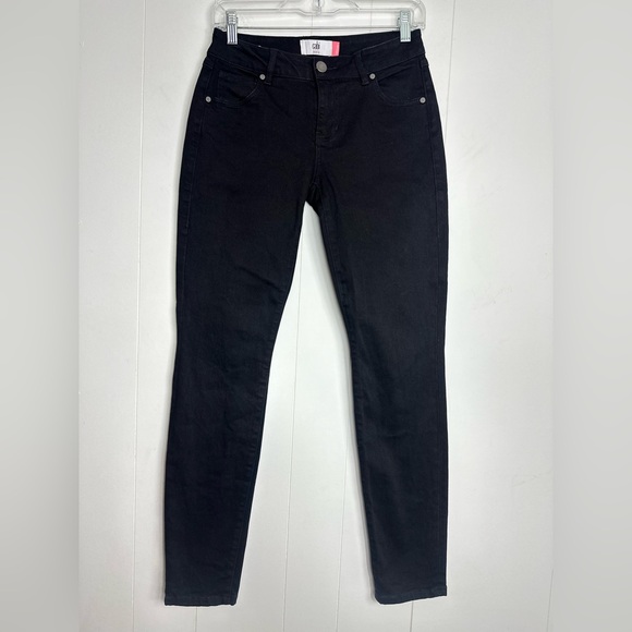 CAbi Pants - Cabi Women’s Black Denim Skinny Jeans Size 4 Stretch Casual